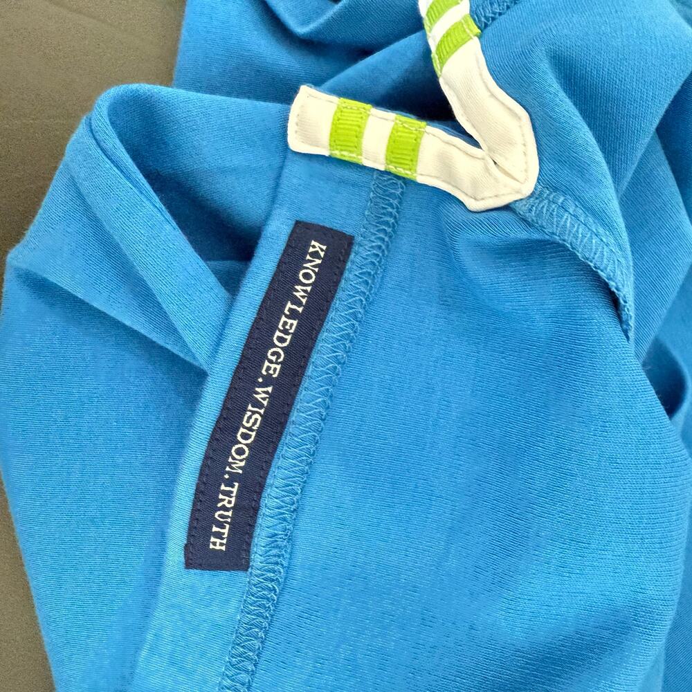 Robert Graham X Short Sleeve V-Neck T-Shirt NORRIS Bright Blue Solid L - Picture 4 of 6